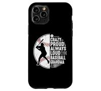 Crazy Proud Always Loud Baseball Grandma Coque pour iPhone 11 Pro