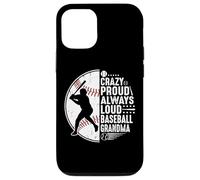 Crazy Proud Always Loud Baseball Grandma Coque pour iPhone 12/12 Pro