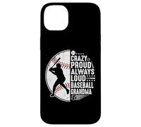 Crazy Proud Always Loud Baseball Grandma Coque pour iPhone 14 Plus