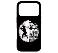 Crazy Proud Always Loud Baseball Grandma Coque pour iPhone 17 Pro