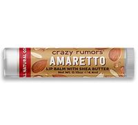 Crazy Rumors Amaretto Baume à lèvres 100% naturel, végétalien, à base de plantes, fabriqué aux États-Unis
