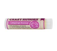 Crazy Rumors Leaping Bunny, Baume à lèvres, Incolore, Femmes, Beurre de karité, Hydratant, Abricot, Fleur de prunier