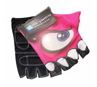 Crazy Safety Black Bicycle Gloves for Kids Reflective Eyes and Padded Palm Pro