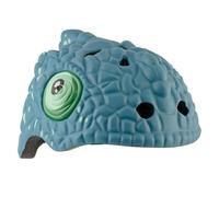 Crazy Safety Casque de vélo pour enfants | Casque enfants 2-7 ans pour vélo, skateboard, vélo de course, trottinette, rollers | Casque 3D animalier léger et ajustable 49-55 cm (Caméléon Bleu Foncé)