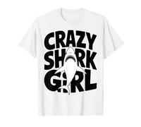 Crazy Shark Girl T-Shirt