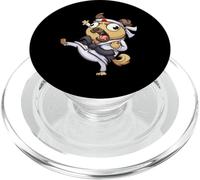Crazy Shorin RYU Fat Carlin Faisant du karaté Chop Cadeau PopSockets PopGrip pour MagSafe