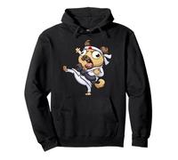 Crazy Shorin RYU Fat Carlin Faisant du karaté Chop Cadeau Sweat à Capuche