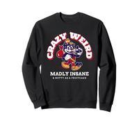 Crazy Weird Madly Insane & Nutty As A Fruitcake Citation Amusante Sweatshirt