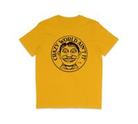 Crazy World Ain't IT - Version - John Van Hamersveld - Organic T-Shirt Yellow XXL
