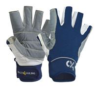 crazy4sailing Gants de Voile Racing - 5 Doigts coupés, Taille:M, Couleur:Bleu Marine