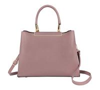 CRAZYCHIC - Sac à Main Femme - Cabas Porté Epaule Bandoulière Cuir PU - Fourre-Tout Plusieurs Poches Compartiments - Sac Tote Ville Elegant Dame Fille Mode Original Tendance - Rose