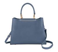 CRAZYCHIC - Sac à Main Femme - Cabas Porté Epaule Bandoulière Cuir PU - Fourre-Tout Plusieurs Poches Compartiments - Sac Tote Ville Elegant Dame Fille Mode Original Tendance - Bleu