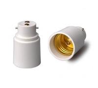 CRAZYON Convertisseur de Prises B22 à E27, BC à ES, rallonge de la Base du Support de Lampe, Adaptateur de vis à vis Baïonnette à Edison, pour LED CFL Smart RGB Playbulb
