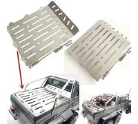 CrazyRacer 1PC Stainless Steel Rear Bucket Plate with Hook Fit Traxxas 1/10 TRX-6 G63 6X6 TRX6