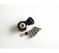 CrazyRacer Aluminium SERVO Saver for 25T Spline Output Shaft Ajustable Hi-Torque - 1PC Black Alloy for 25T SERVO