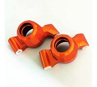 CrazyRacer Aluminum Rear Axle Carriers Orange for Traxxas 1/10 MAXX 8952