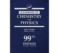 Crc Handbook Of Chemistry And Physics, 99th Edition