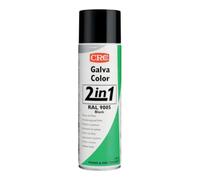 CRC Industries CRC Galvacolor 9005 Noir Peinture antirouille 2 en 1 500 ml Quantité:12