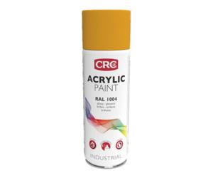 CRC Industries CRC Peinture couleur Acrylic Paint jaune or, Contenance : 400ml Quantité:6