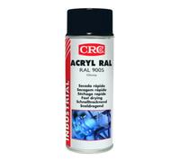 CRC Industries Spray de laque de protection colorée ACRYL RAL noir foncé brillant 9005 400 ml b Quantité:1