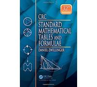 Crc Standard Mathematical Tables And Formulae
