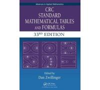 CRC Standard Mathematical Tables and Formulas, 33rd Edition (Advances in