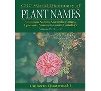 Crc World Dictionary Of Plant Names