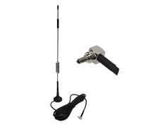 CRC9 Antenne omnidirectionnelle, Haute Portée 12DBI GSM Gain élevé 4G LTE WiFi Signal Booster Amplifier Modem Câble d'antenne avec Socle magnétique, 3M (Antenna CRC9)