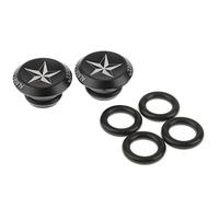 CRDARAAV 1 paire de bouchons d'extrémité de guidon en alliage d'aluminium pour vélo de route VTT