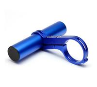 CRDARAAV Extension de guidon de vélo amovible en alliage d'aluminium pour lampe cloche montre bleu