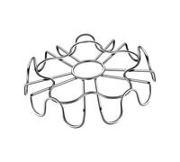 CRDARAAV Grille de cuisson vapeur en acier inoxydable pour four, friteuse à air, marmite Argenté