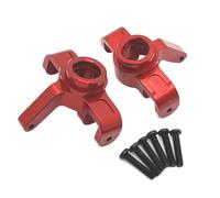 CRDARAAV Lot de 2 gobelets de direction avant en aluminium 1:14 robustes pour accessoires 14209 14210 Rouge