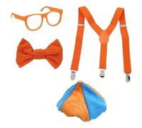 CRDARAAV Lot de 4 accessoires de costume d'ingénieur pour spectacle festif du Nouvel An