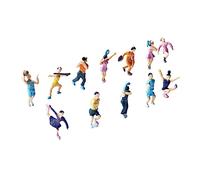 CRDARAAV Mini figurines de joueur pour décoration de table de sable Diorama 4 cm