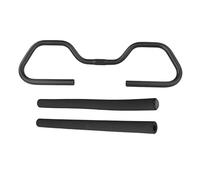 CRDARAAV Poignées de guidon papillon 25,4 x 600 mm pour vélo de randonnée, vélo de course, noir sable, 59,9 cm