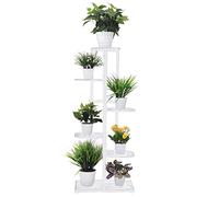 Cre Cra Métal Étagère à Fleurs,Porte Plantes Fer Forgé,Etagere Plante Extérieur Intérieur de 6 Niveaux pour Balcon Terrasse Jardin,support de plantes dintérieur,support plantes noir,etagere fleurs