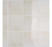 CRE8TIVE Credence Adhesive pour Cuisine 16 Pièces Carrelage Adhesif Mural Marbre Beige 3D Mosaique Carrelage Imperméable Dalle PVC Adhesive Murale Résistant à la Chaleur Buanderie 30.5cm x 30.5cm