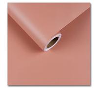 CRE8TIVE Papier peint rose pêche 60x300 cm, autocollant pour salle de bain et comptoir