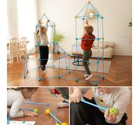 CREA Construction Fort Building Kits Pour Enfants Bricolage Construction Forteresse Construction Châteaux Tunnels Jouer Tente Jouets Pour Filles