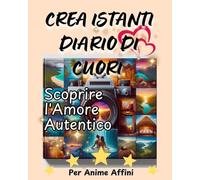 Crea Istanti Diario di Cuori: Edizioni: Anime Affini, il Libro per Scoprire l'Amore Autentico, un Viaggio di Connessione per Creare Momenti Indimenticabili.
