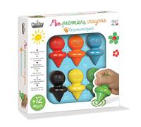 Créa Lign' | 1ers Crayons de Cire Ergonomiques | Dès 12 Mois | 6 Couleurs