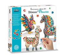 Créa Lign' | Animaux déco 3D diams péruvien | 5 ans+ | Coffret créatif