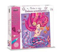 Créa Lign - Cartes à Créer "Sirènes Scintillantes" - CL168, 24,5 x 24,5 x 4,5 cm, Rose