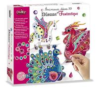 Créa Lign' - Coffret Loisir Créatif - Animaux Déco 3D - Diams Fantastique - Dès 5 ans - CL162