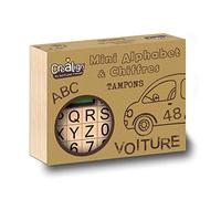 Créa Lign - Coffret Tampons Mini Alphabet et Chiffres - CL150, Etui