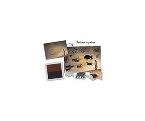 Crea lign' Kit support 20 feuilles 'peintures rupestres'