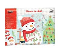 Crea Lign- Kits Support 20 Feuilles décors de Noël, CL111