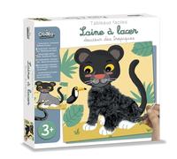 Créa Lign' | Laine à Lacer Douceur des Tropiques | Coffret Créatif pour Enfants - Développe la Dextérité et la Créativité | Activité Manuelle Animaux