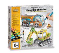 Crea Lign' Maquettes déco Engins de Chantier CL177, JAUNE