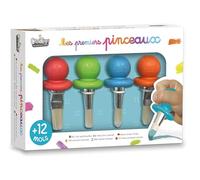 Crea Lign' - Pinceaux ergonomiques pour enfants dès 12 mois - Coffret de 4